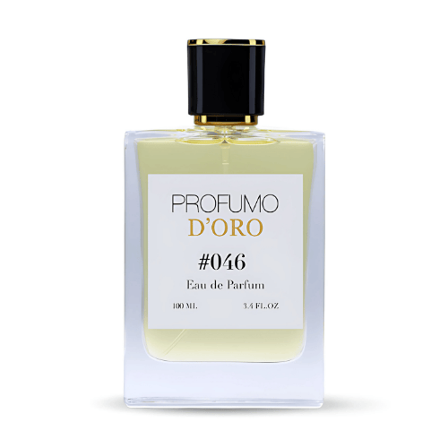 Profumo D’oro #046 – moderner Herrenflakon, Hauptansicht des aquatisch-marinen Eau de Parfum